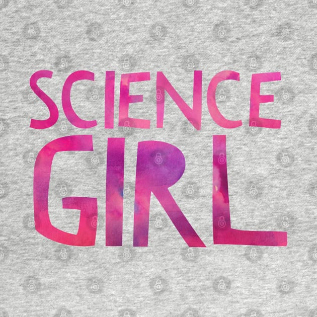 Science Girl Design | Female Science Fans Funky Pink Nebula by AstroGearStore